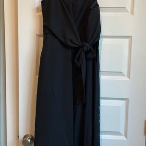 Black strapless jumpsuit.  large